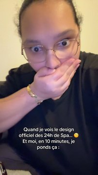 Faire des études de graphisme pour quoi au fait ? 🤭 @CrowdStrike 24 Hours of Spa