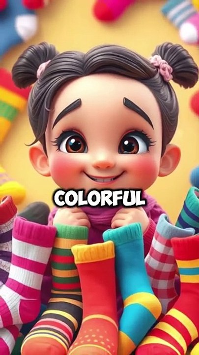 Maya and the Missing Blue Sock🧦🧺 #kidsstories  #bedtimestories