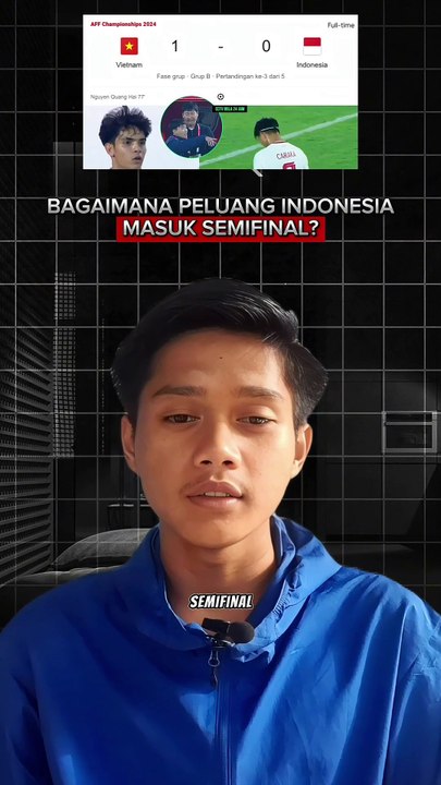 "Kalah dari Vietnam, Begini Peluang Timnas Indonesia Lolos Semifinal Piala AFF 2024!" #timnasindonesia