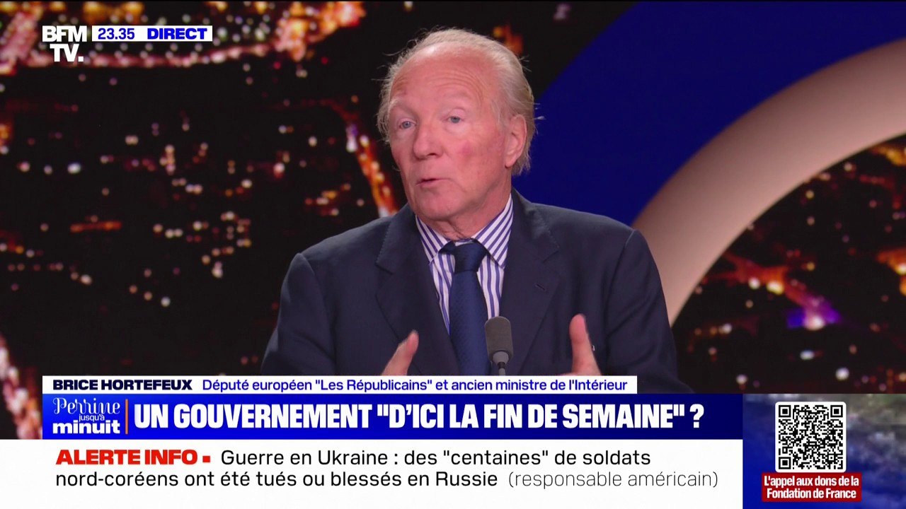 Brice Hortefeux (LR): "Il ne faut pas juger les débuts de François Bayrou à partir de deux éléments mineurs"
