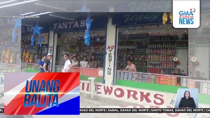 Mga namimili ng paputok, dumarami na | Unang Balita