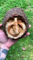 Give this guy a name! Wood work by @joshcarteart #wood #woodwork #woodcarving #art