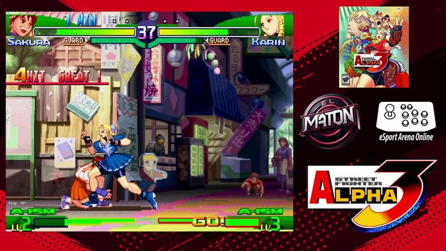 Street Fighter Alpha 3 • Luchas en linea • ElMaton vs Kitlaska • #casualplay (2024/12/15)
