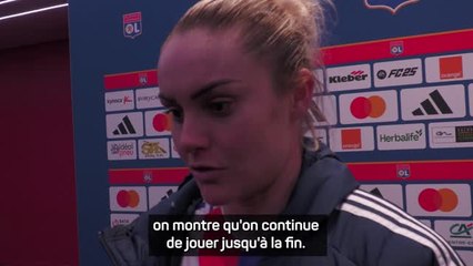 Lyon - Carpenter : "Ce match reflète l'état d'esprit de l'équipe"
