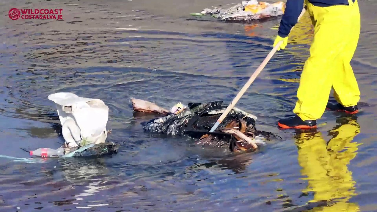 CostaSalvaje realiza limpieza a canal del Río Tijuana