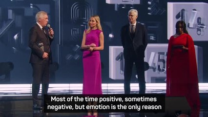 Emotions keep Ancelotti going as he picks up another award