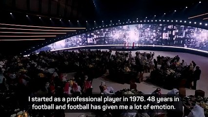 Emotions keep Ancelotti going as he picks up another award