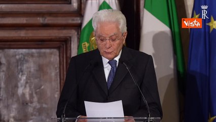 Mattarella: "C'? rischio di una progressiva privatizzazione del potere pubblico"