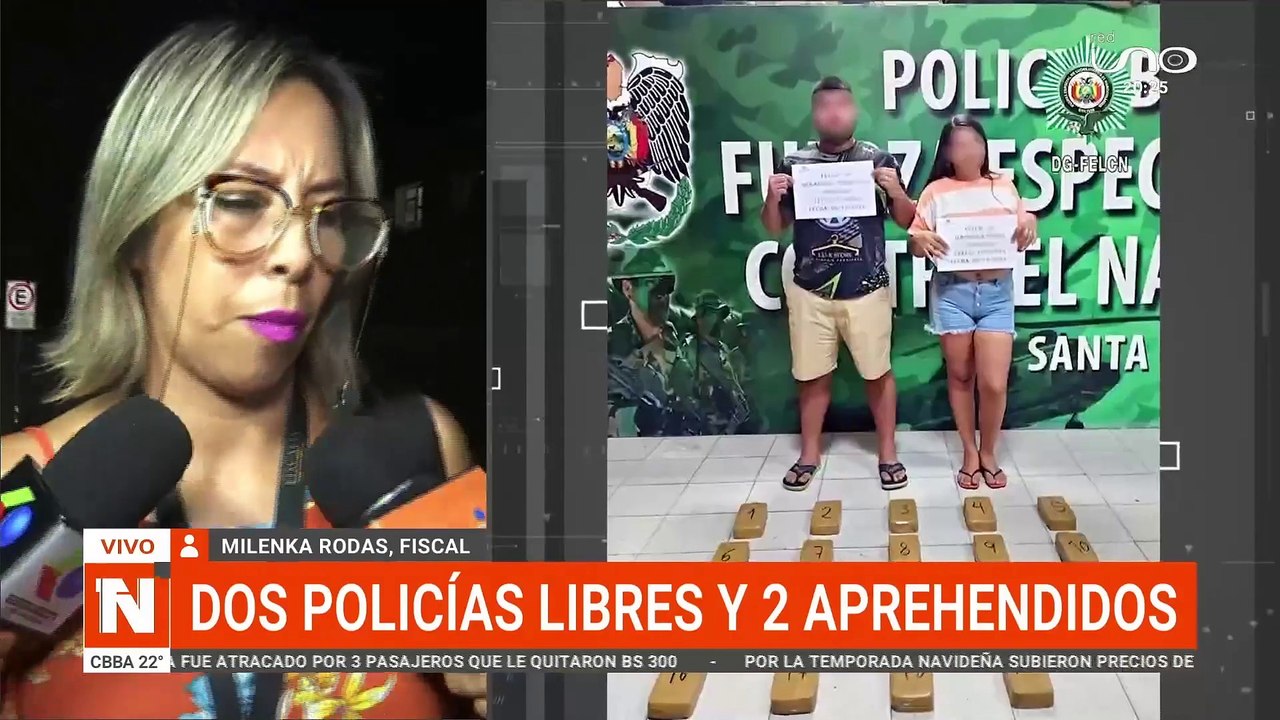 2 POLICIAS LIBRES Y DOS APREHENDIDOS