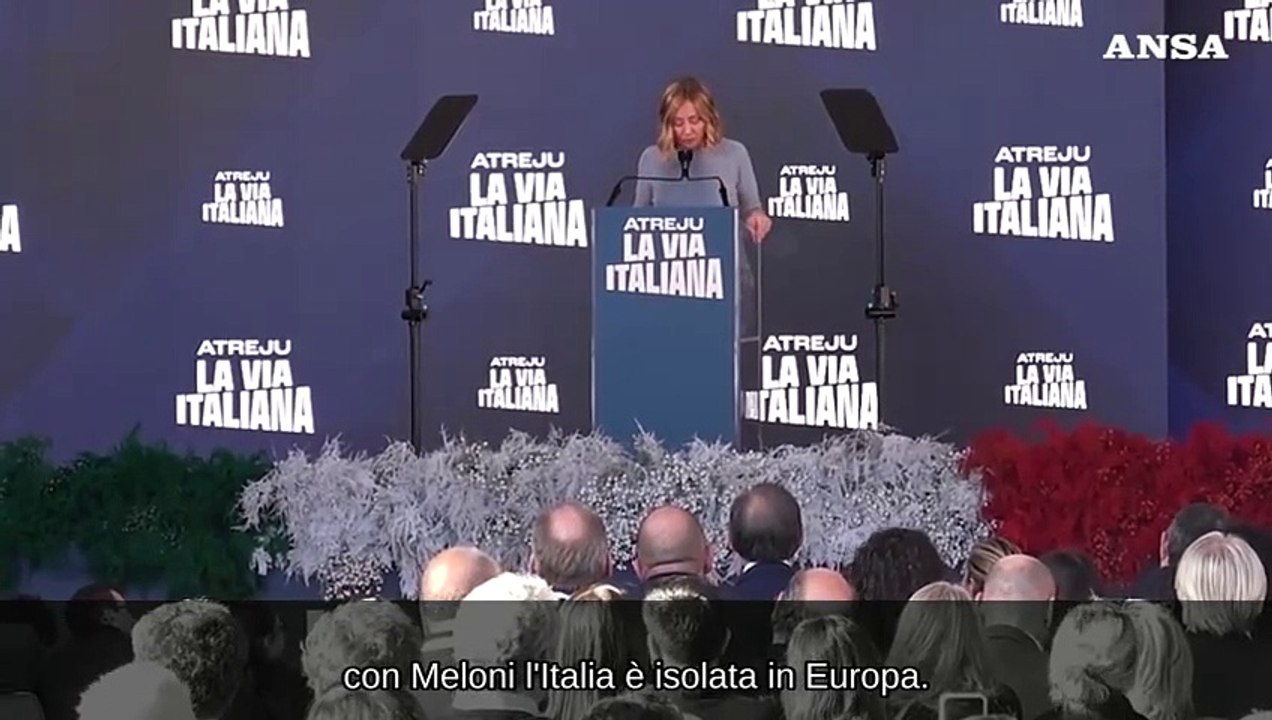 Meloni: "Schlein ha altre priorita', come il rap o cantare al Gay pride"