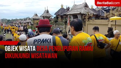 Objek Wisata Desa Penglipuran Ramai Dikunjungi Wisatawan