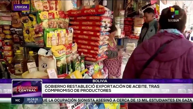 Gobierno boliviano verificó personalmente las acciones para evitar la fuga de alimentos