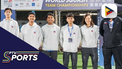 PH Squash Team, 24th place sa World Men's Championships