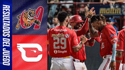 Resumen del juego Tigres de Aragua vs Cardenales de Lara | 17 de diciembre 2024