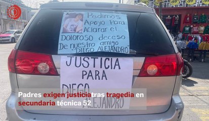 Exigen justicia en la México-Texcoco ante deceso de estudiante de secundaria