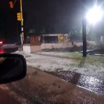 Así quedó el carril Isidoro Busquets en Junín