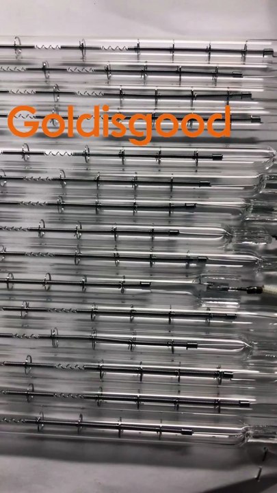 500mm 230v 1500w  Clear Halogen Ir Infrared Heat Lamp Heating Elements  For PET Blowing Machine From Goldisgood