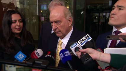 Broadcaster Alan Jones appears in court charged with eight new offences