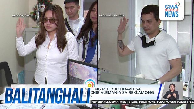 Rita Daniela, nagsumite ng reply affidavit sa kontra-salaysay ni Archie Alemania sa reklamong acts of lasciviousness | Balitanghali