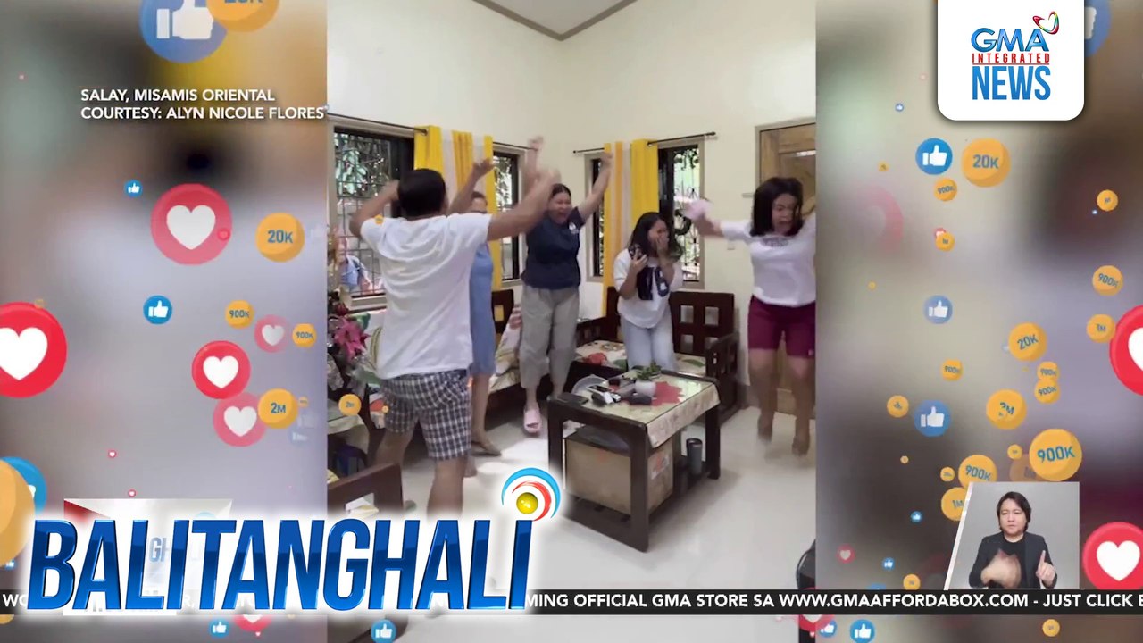 Reaction ng pamilya ng isang bar exam passer, viral online  | Balitanghali