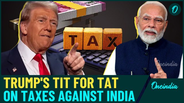 Trump to India,100% tariff on US goods? We'll hit back with equal taxes| WATCH