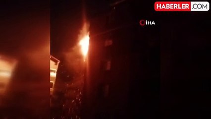 Sinop'ta apartman çatısında yangın