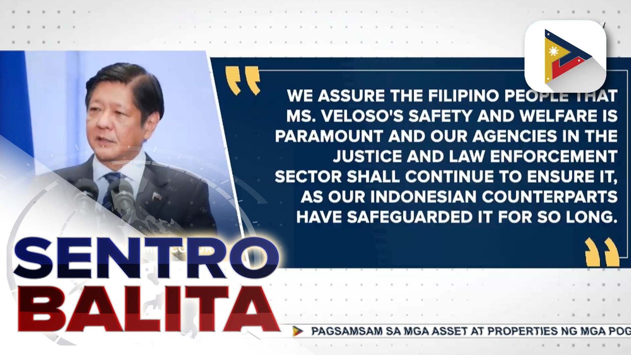 PBBM, tiniyak ang kaligtasan ni Mary Jane Veloso sa pagbabalik-bansa nito