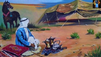قصة وقصيدة من تراث البادية رضا الشمري ياكليب شب النار قناة علي الفرهود