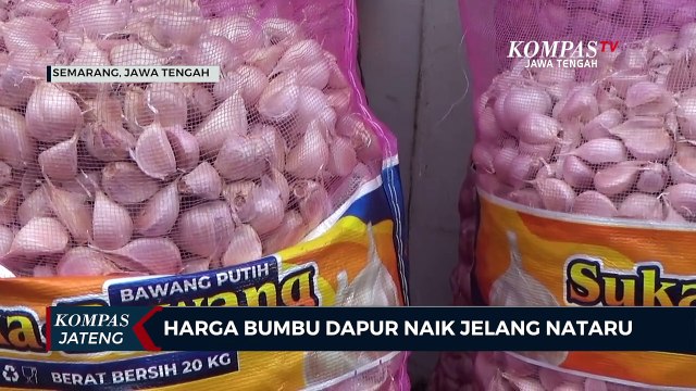 Harga Bumbu Dapur Naik Jelang Nataru