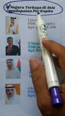 4 Negara di Asia dengan pendapatan perkapita sampai langit ke 7 #asia#pdb