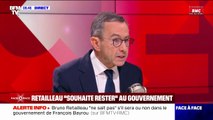 Bruno Retailleau, ministre démissionnaire de l'Intérieur: 