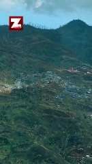 Mayotte vue du ciel : la vision d'une île dévastée