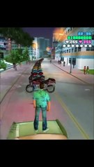 Destroying many bikes in vice city