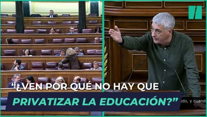 Un diputado no se calla mientras habla Oskar Matute y éste suelta una frase para enmarcar
