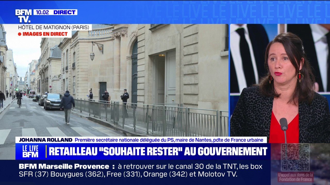 "S'il s'agit de retourner dans ce qui a été tenté la dernière fois avec la droite, oui nous censurerons", déclare Johanna Rolland, maire (PS) de Nantes