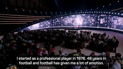 Emotions keep Ancelotti going as he picks up another award