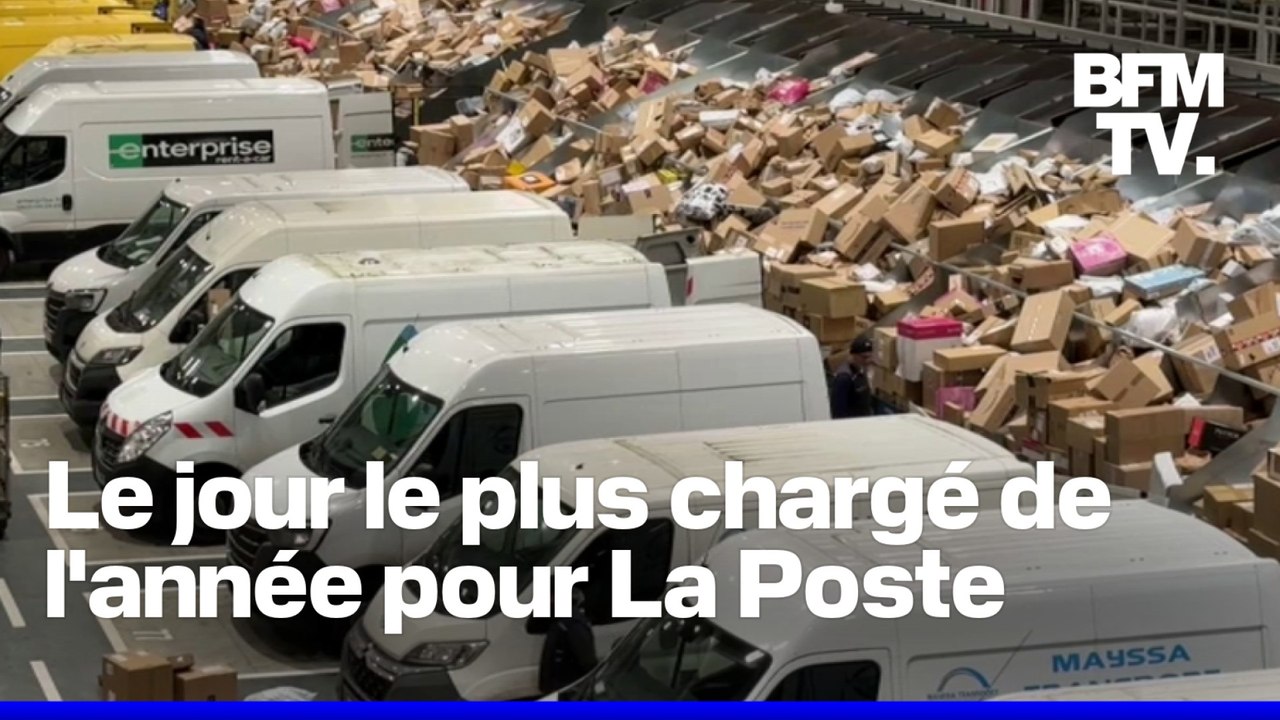 Noël: 3 millions de colis pris en charge par La Poste aujourd'hui