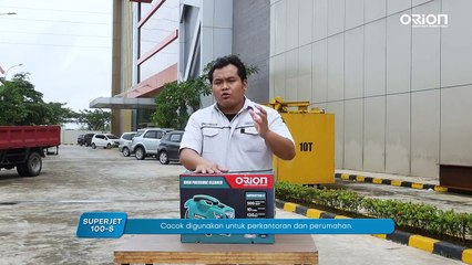 REVIEW JET WASHER ORION SUPERJET 100S, SEMBURAN YANG KENCANG SERTA SUARA YANG TIDAK BISING