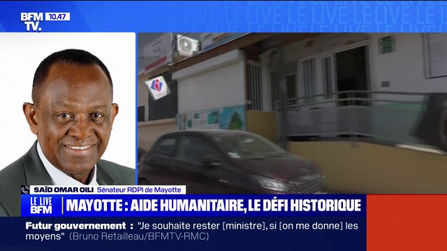 Mayotte: Il va y avoir des maladies, c'est certain déplore Saïd Omar Oili, sénateur RDPI de Mayotte