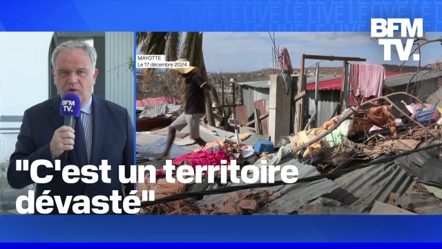 Aide alimentaire, eau, hôpital... Le ministre des Outre-mer s'exprime sur la situation à Mayotte