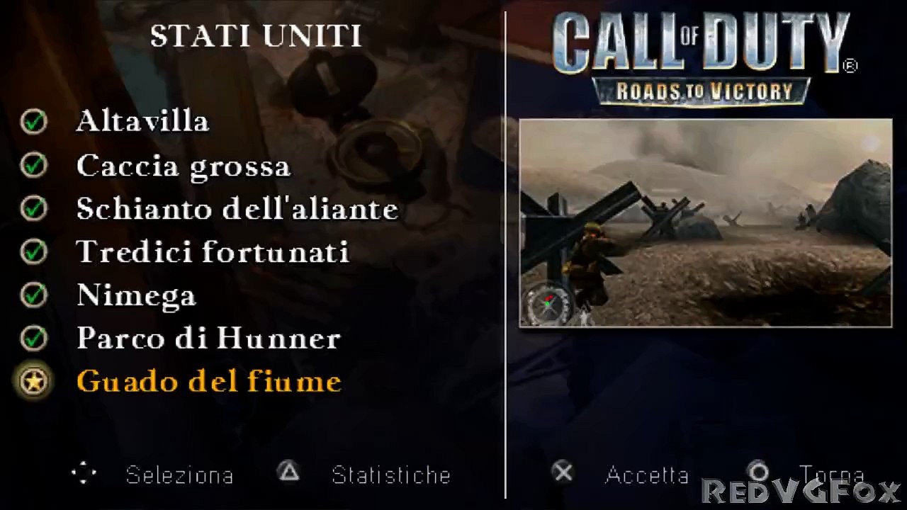Call Of Duty; Road To Victory (ITA) - Parte 7; Guado del Fiume (Stati Uniti)