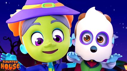 Here We Go Out On Halloween, Spooky Rhymes and Cartoon Videos for Kids