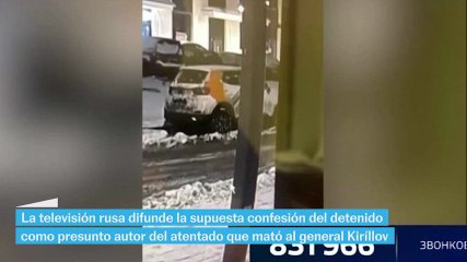 La televisión rusa difunde al presunto sospechoso del atentado que mató al general Kiríllov