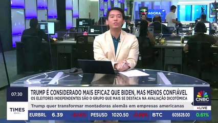 Trump é considerado mais eficaz que Biden, mas menos confiável; especialista analisa pesquisa