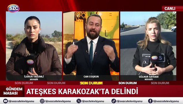 Sözcü TV Drone Saldırısını Anbean Görüntüledi