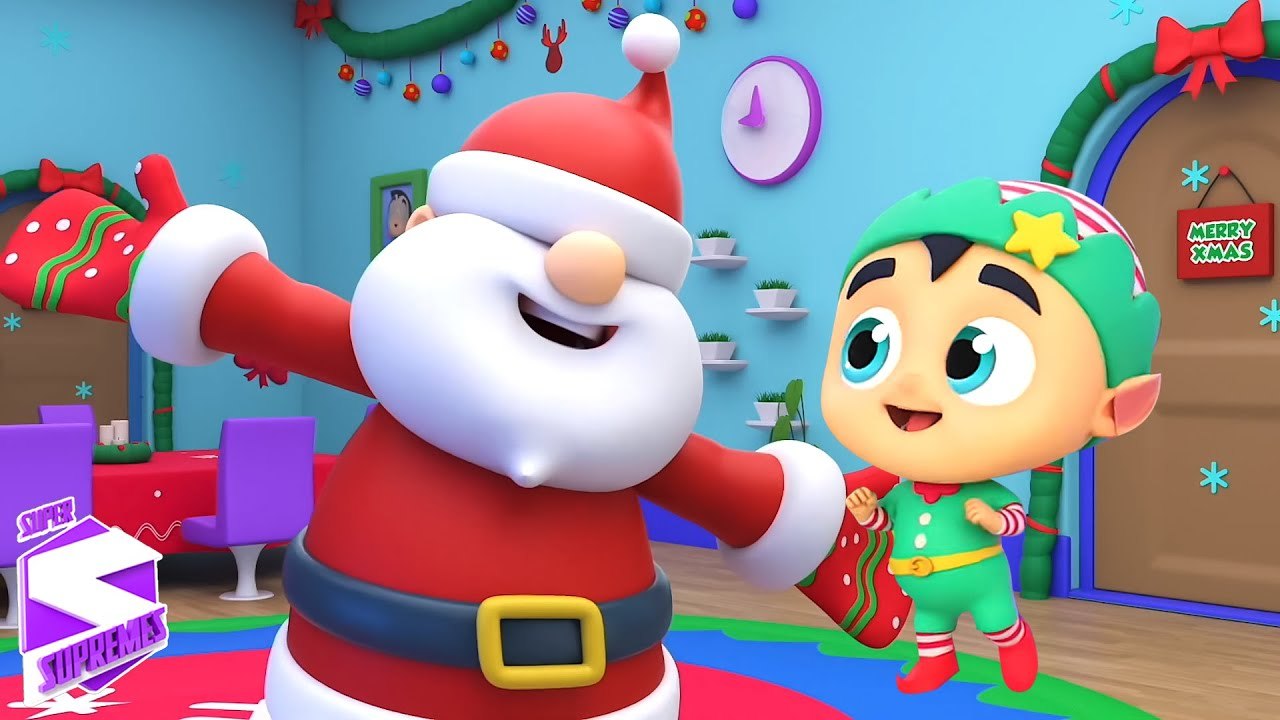 Oben auf dem Dach Lustige Weihnachts Musik + mehr Kindergarten Lieder von Super Supreme
