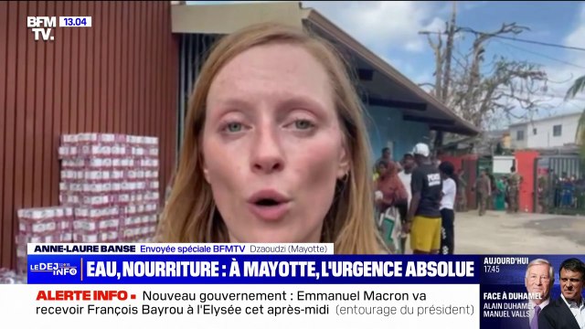 Première distribution d'urgence à Mayotte depuis le passage du cyclone Chido