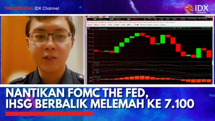 Nantikan FOMC The Fed, IHSG Berbalik Melemah ke 7.100