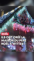 Ils ont transformé leur maison en celle du Père Noël !