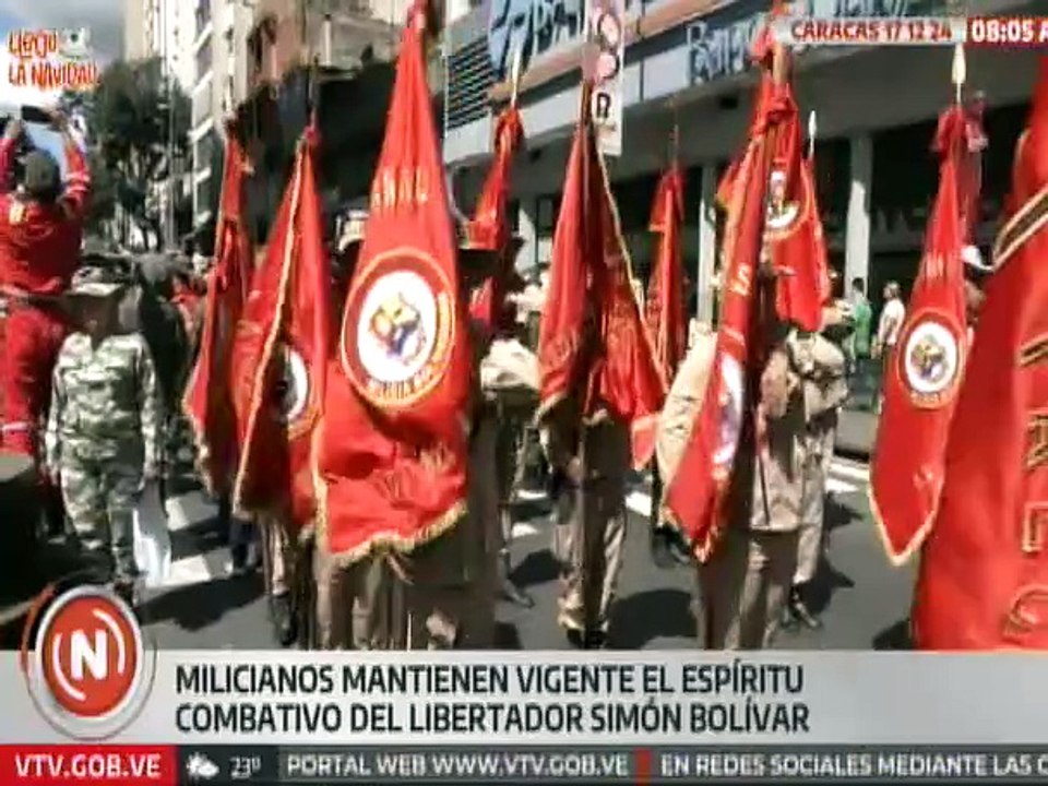 El espíritu combatiente del Libertador Simón Bolívar continúa vigente en nuestra Milicia Bolivariana
